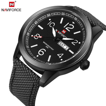 NAVIFORCE Men's Sports Military Quartz Watch Nylon Strap