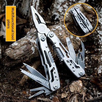 Multifunctional Pliers With Lock Function Combination Folding Small Knife Pliers Home Outdoor Emergency Tool Pliers