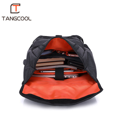 New Casual Backpack Men's Outdoor Large-Capacity Backpack USB Schoolbag Waterproof Men's Backpack