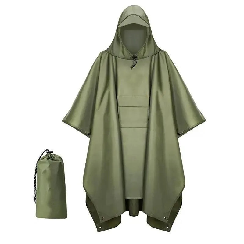 PONCHO impermeabile 3 IN 1 RIPSTOP