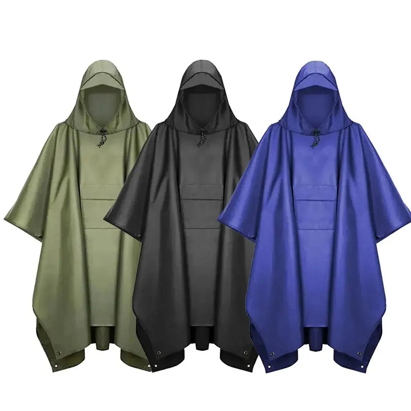 PONCHO impermeabile 3 IN 1 RIPSTOP