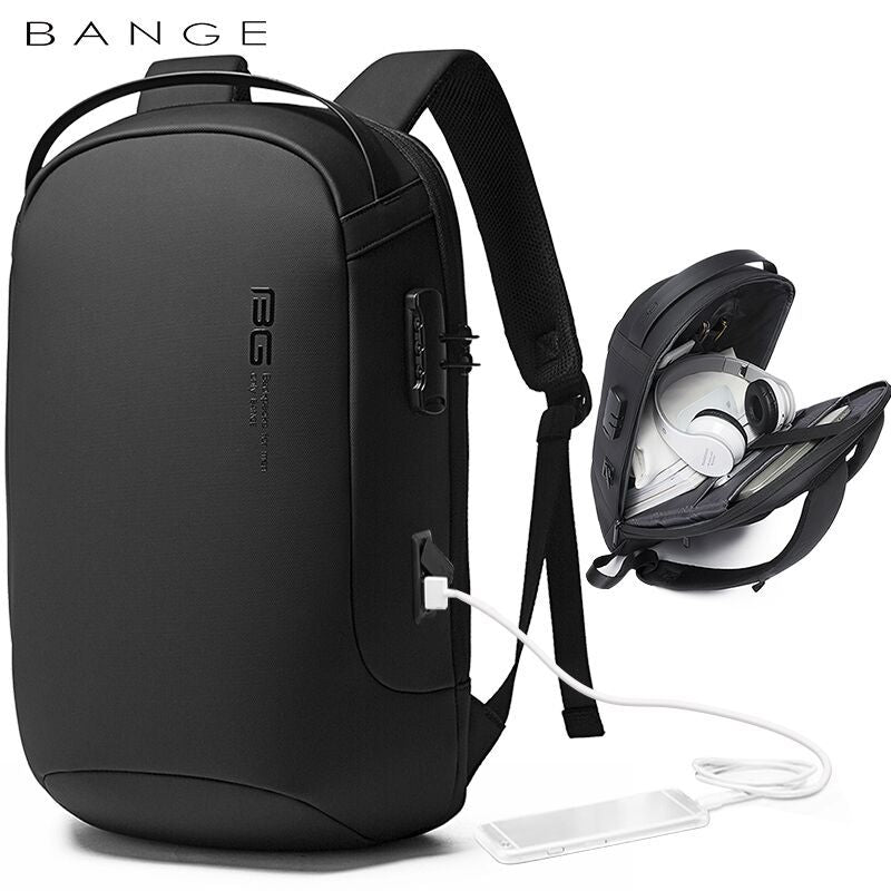 BANGE New Fashion Backpack Light Business Sports Car Backpack Anti-Theft Casual Computer Bagbackpack